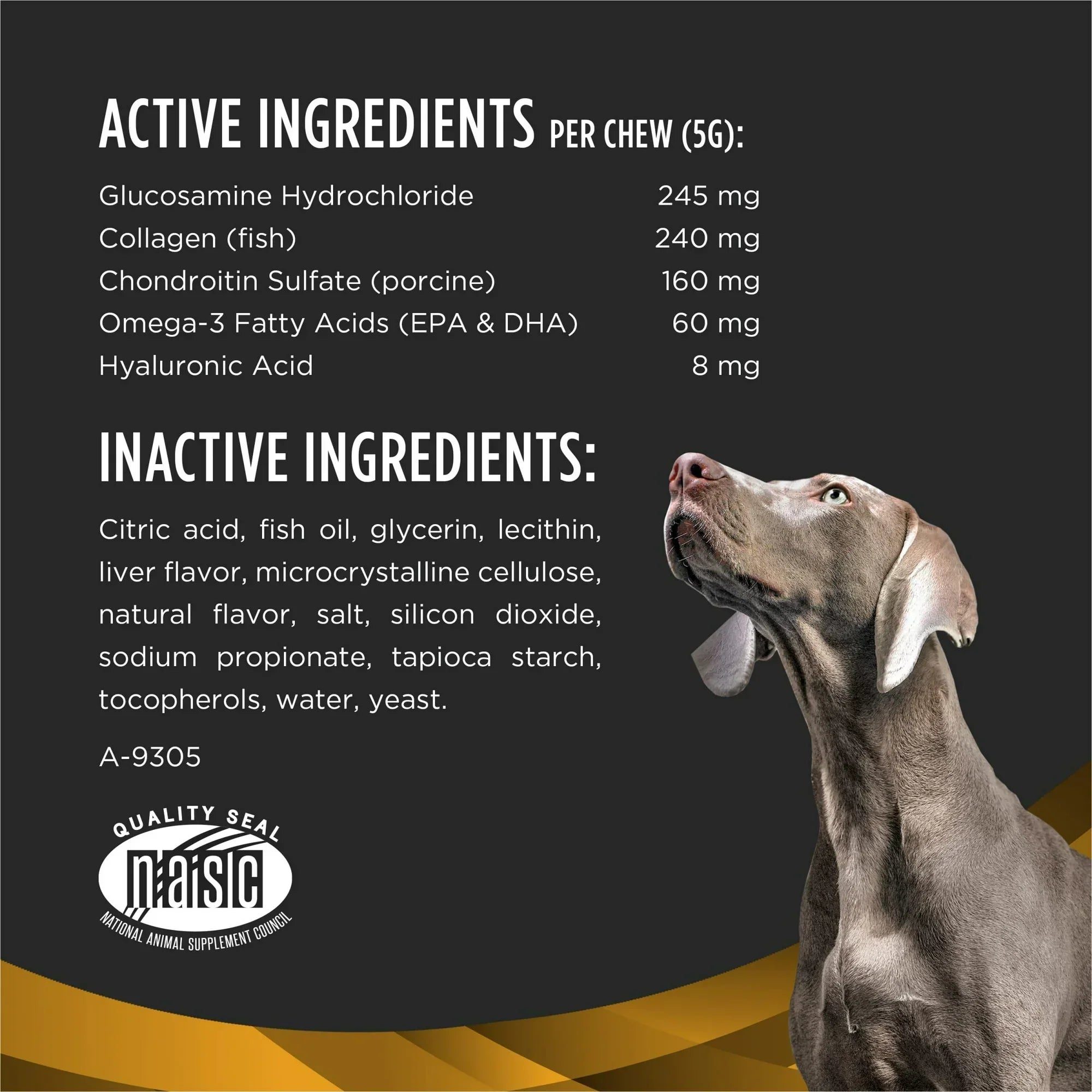 Purina Pro Plan Veterinary Joint Care Joint Supplement for Large Breed Dogs Hip and Joint Supplement