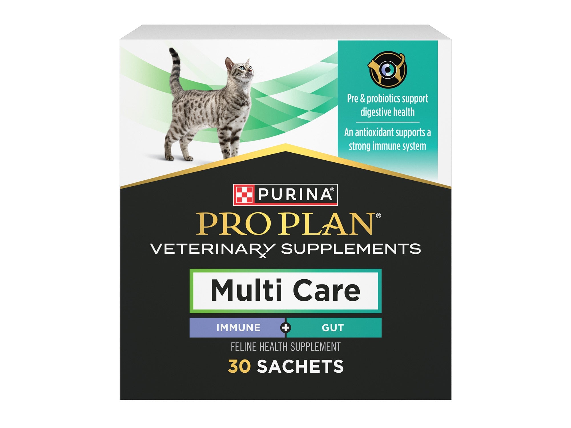 Purina Pro Plan Veterinary Supplements Multi Care Feline Supplement, Box of 30 sachets