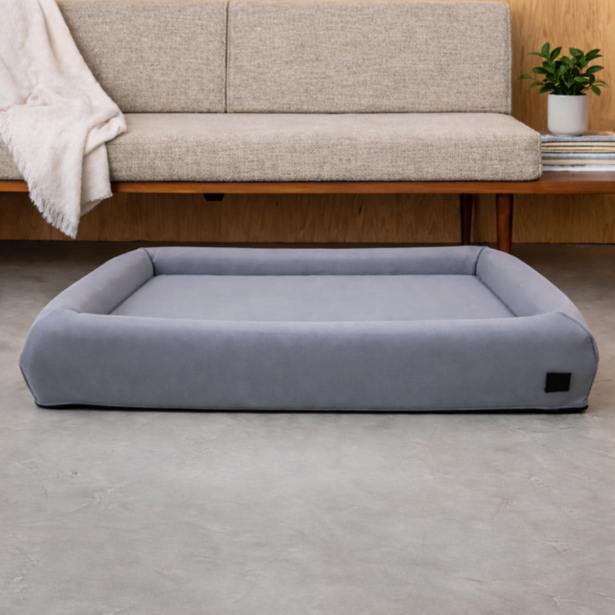 SIGNATURE BOLSTER - Microsuede